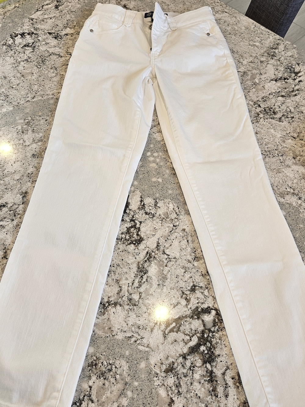 Democracy White Straight Leg Jeans for Women